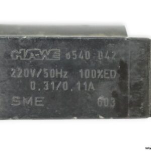 hawe-WR-2-0-solenoid-operated-directional-valve-(used)-2