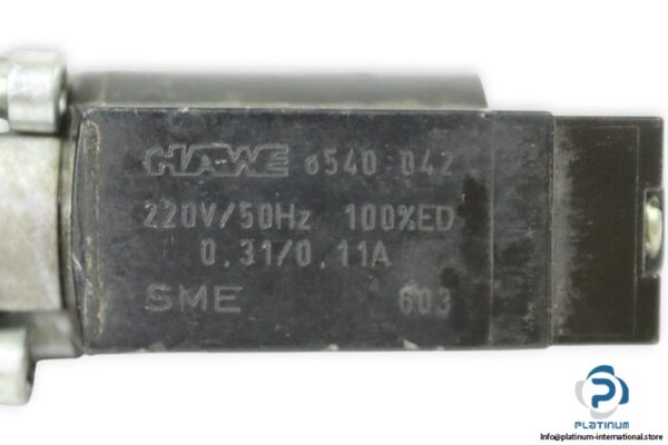 hawe-WR-2-0-solenoid-operated-directional-valve-(used)-2