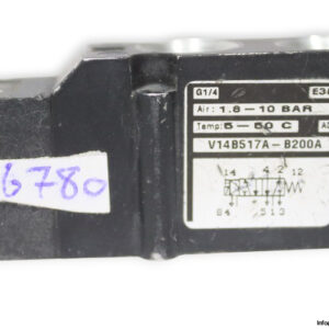 norgren-V14B517A-B200A-single-solenoid-valve-without-coil-(used)-2