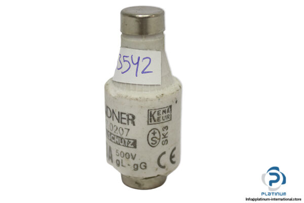 lindner-597.0207-DII-GL-GG-20a-bottle-fuse-link-(Used)-2