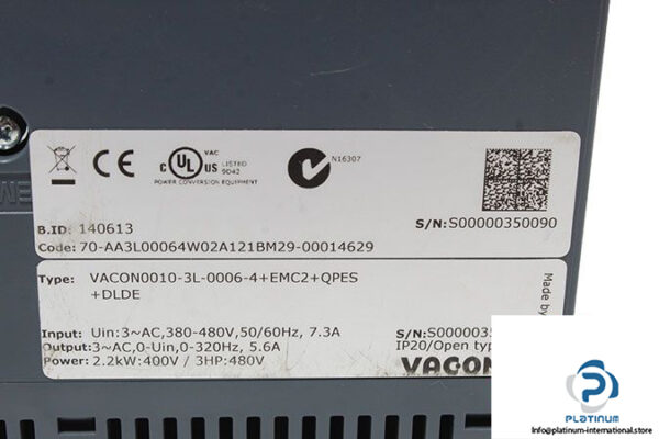 vacon-vacon0010-3l-0006-4emc2qpesdlde-frequency-inverter-3