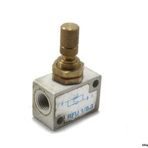 RFU-1_8.3-one-way-flow-control-valve