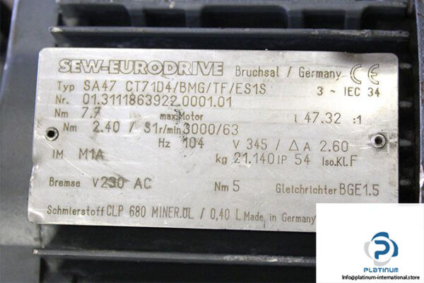 sew-sa47-ct71d4_bmg_tf_es1s-motor-gearbox-combo-rebuilt-3