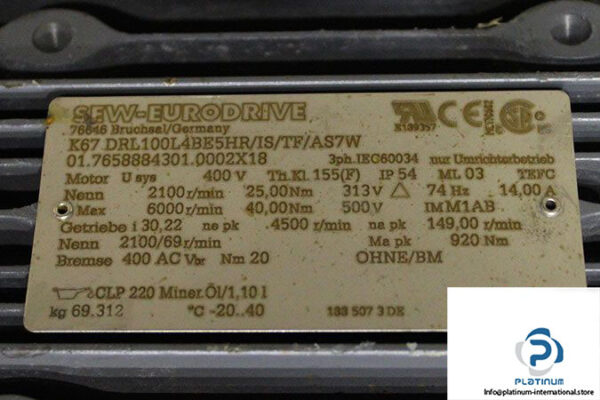 sew-k67-drl100l4be5hr_is_tf_as7w-helical-bevel-gearmotor-3