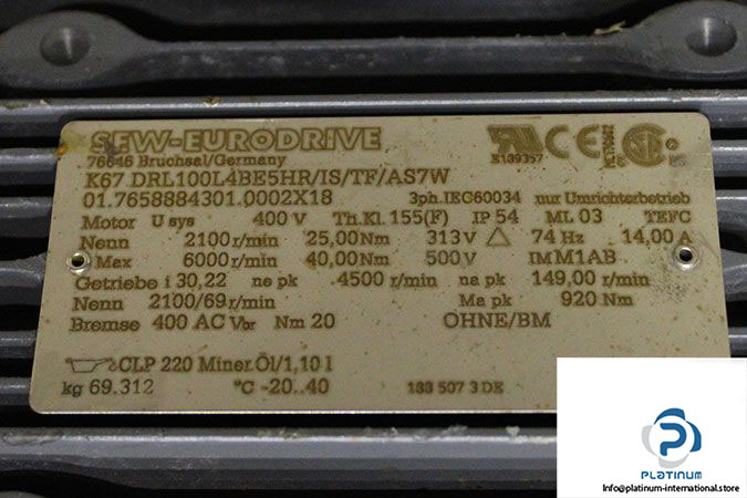 sew-k67-drl100l4be5hr_is_tf_as7w-helical-bevel-gearmotor-3