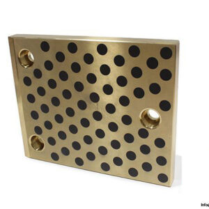 fibro-2960.71.160.200-sliding-pad,-bronze-with-solid-lubricant