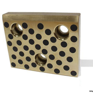 fibro-2960.71.125.100-sliding-pad,-bronze-with-solid-lubricant