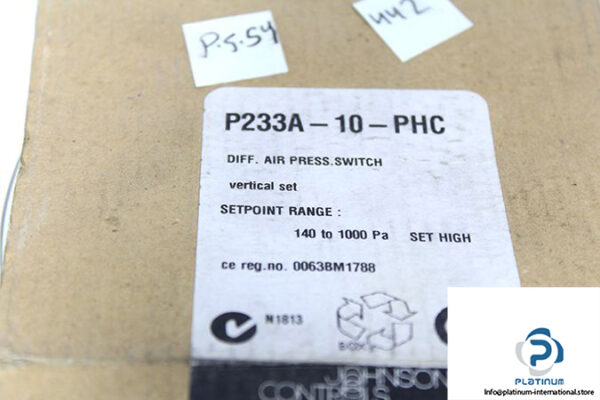 controls-johnson-p233a-10-phc-adjustable-differential-pressure-switch-1
