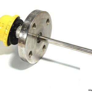 Temperature Sensor, 2 x Pt 100, Flanged resistance thermometer, RTD, Flange Connection