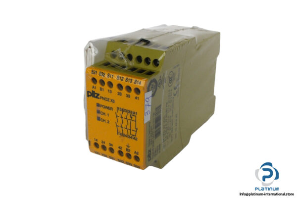 pilz-PNOZ-X3-24VAC-24VDC-3N_O-1N_C-1SO-safety-relay-standalone-safety-relay