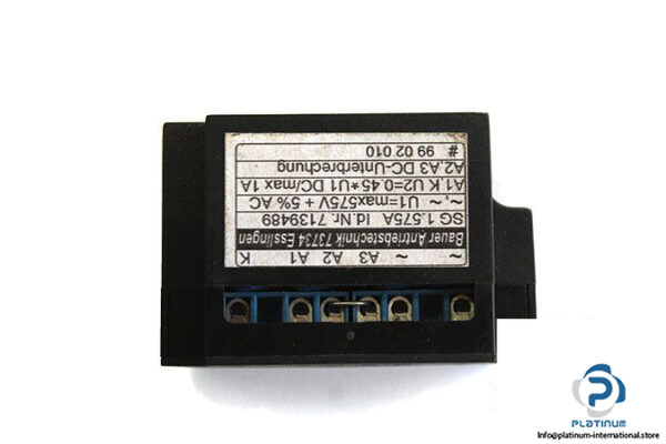 bauer-SG-1.575A-brake-rectifier