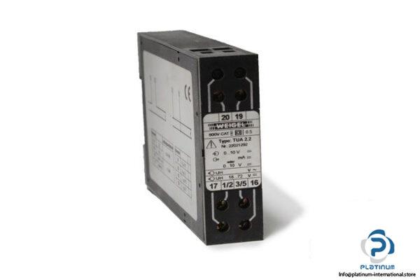 weigel-TUA-2.2-isolating-amplifier-for-standard-signal