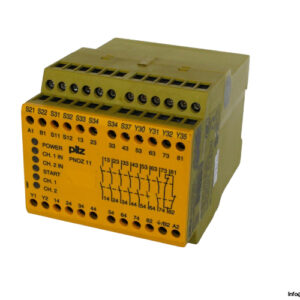 pilz-PNOZ-11-230-240VAC-24VDC-7N_O 1N_C-safety-relay