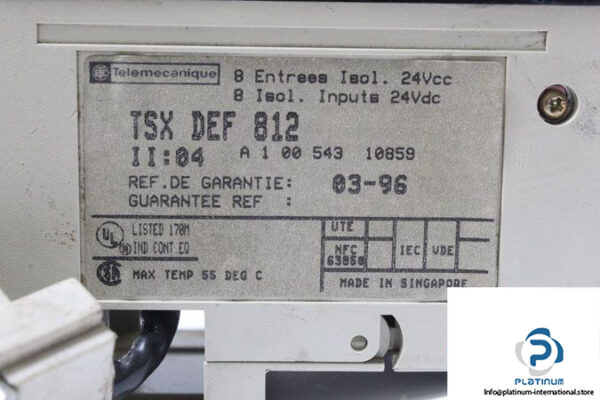 telemecanique-tsx-def-812-input-module-8-point-7