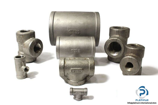 stainless steel threaded tee