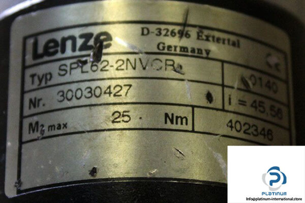 lenze-spl62-2nvcr-planetary-gearbox-2