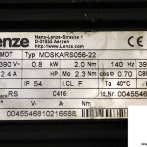 lenze-mdskars056-22-servo-motor-with-gear-gks04-3a-2