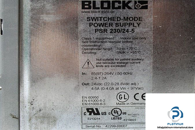 block trafo psr 230/24 5 power supply block-trafo-psr-230_24-5-power-supply-3