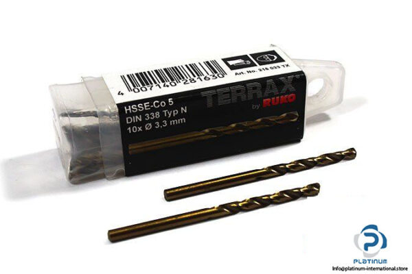 twist-drill-din-338-type-n-hsse-co-5-3.30-mm-x-65.00 mm