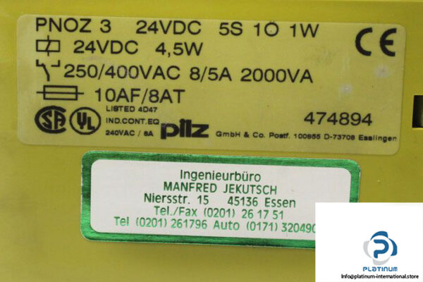 pilz-pnoz-3-24vdc-5s-1o-1w-safety-relay-5