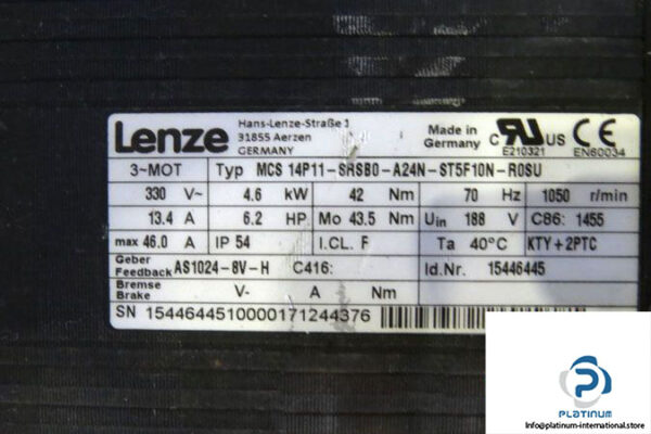 lenze-mcs-14p11-srsb0-a24n-st5f10n-r0su-servo-motor-label