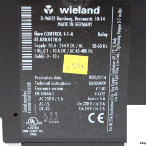 wieland-81-030-0110-0-monitoring-relay-flare-control-i-1-a-2