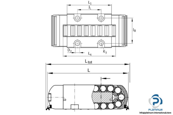 ina-rus-26102-gr3-linear-recirculating-roller-bearing-unit-used-3