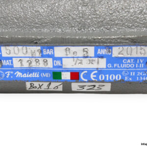maietti-500h2-safety-spring-valve-used-2