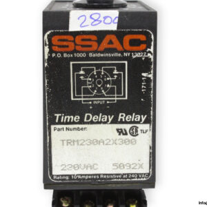 ssac-TRM230A2X300-time-delay-relay-(used)-2