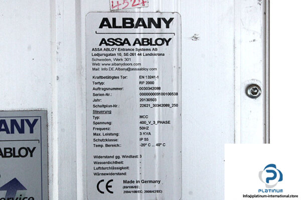 Albany-RP-2000-control-unit-(used)-3