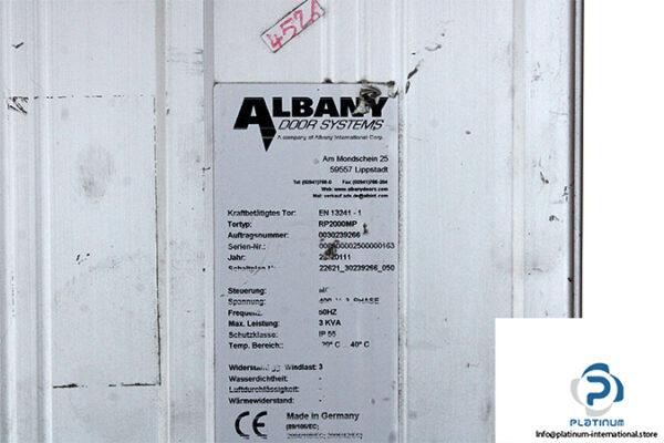 Albany-RP2000MP-control-unit-(used)-2