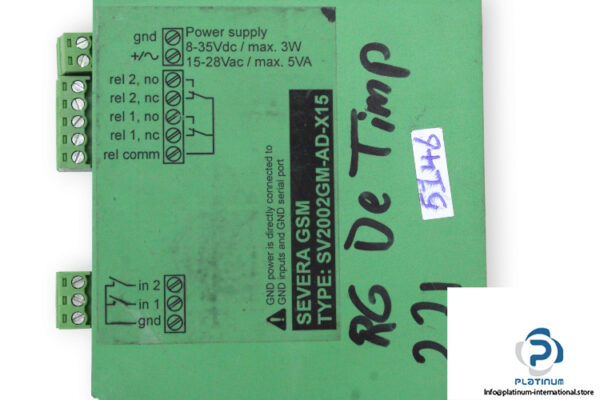 adesys-SV2002GM-AD-X15-power-supply-used-2