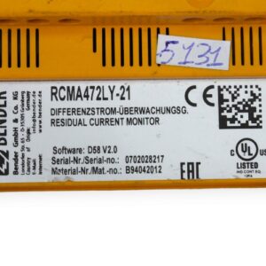 bender-RCMA472LY-21-residal-current-monitor-used-3