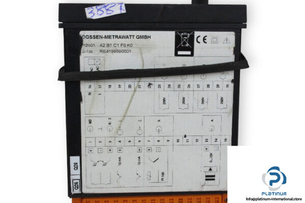 gossen-metrawatt-A2-B1-C1-F0-K0-digital-single-channel-controller-(used)-2