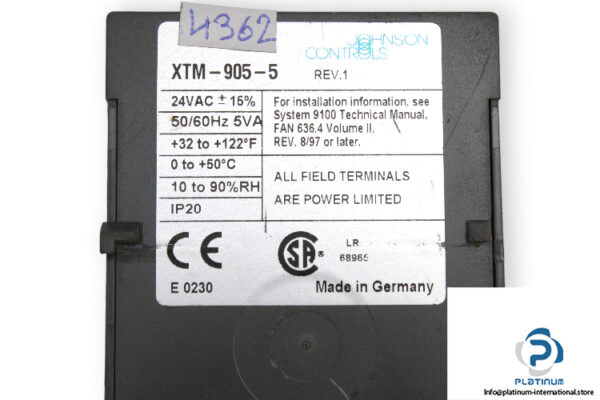 johnson-controls-XTM-905-5-extension-modules-(used)-2