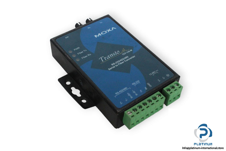 moxa-TCF-142-M-ST-media-converters-(used)