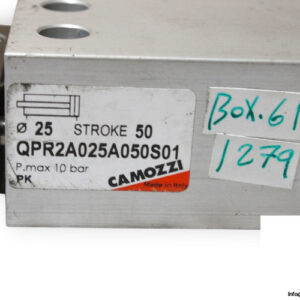 camozzi-QPR2A025A050S01-short-stroke-cylinder-(used)-1