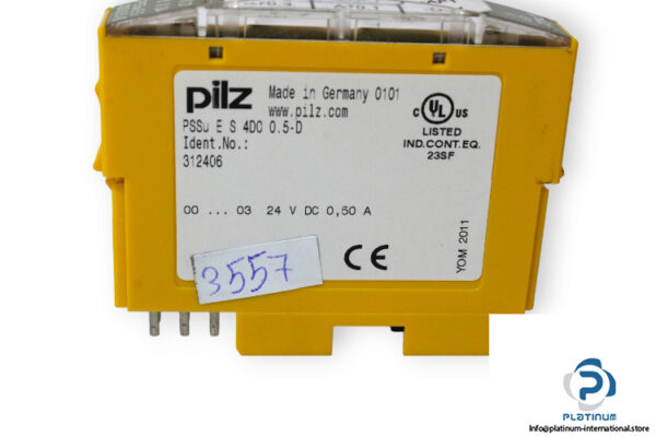pilz-PSSU-E-S-4D0-0.5-D-electronic-module-(used)-2