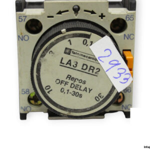 telemecanique-LA3-DR2-auxiliary-contact-block-(used)-1