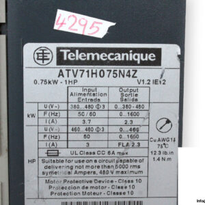 schneider-ATV71H075N4Z-variable-speed-drive-(used)-2