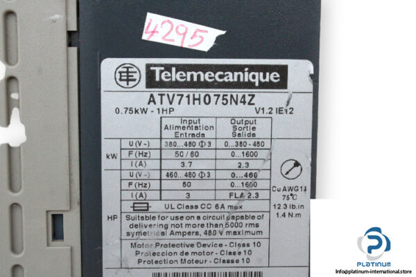 schneider-ATV71H075N4Z-variable-speed-drive-(used)-2