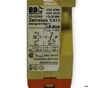 bbc-C411-0101-R3-time-relay-(used)-1