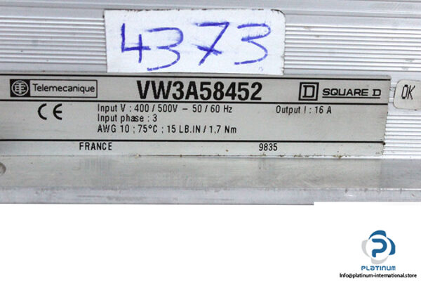 telemecanique-VW3A58452-lr-filter-cell-(used)-1