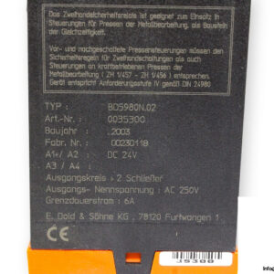 dold-BD5980N.02-DC24V-two-hand-safety-relay-(new)-1