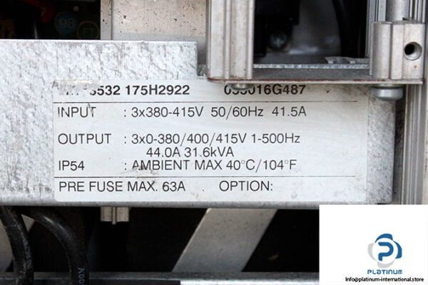 danfoss-VLT-TYPE-3532-HV-AC-variable-speed-drive-(used)-2