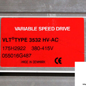 danfoss-VLT-TYPE-3532-HV-AC-variable-speed-drive-(used)-4