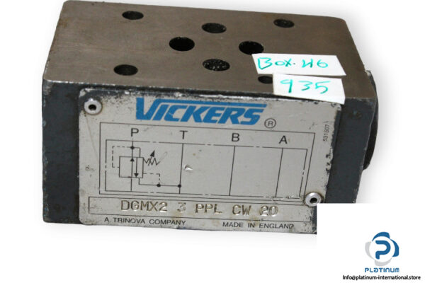 vickers-DGMX2-3 -PPL-CW-20-pressure-relief-valve-used-2