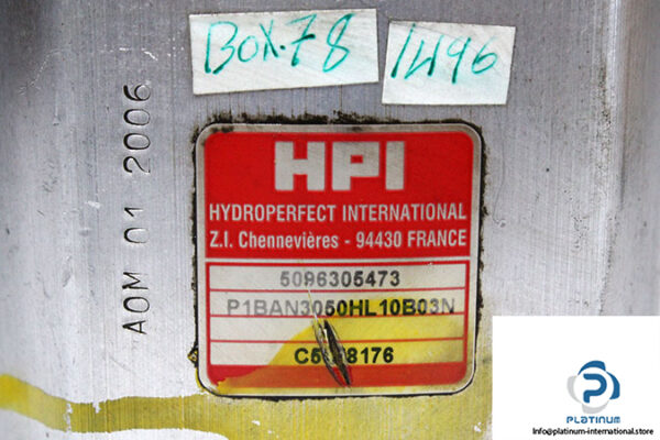 hpi-P1BAN3050HL10B03N-hydraulic-gear-pump-used-3