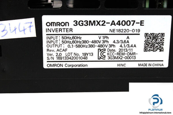 omron-3G3MX2-A4007-E-frequency-inverter-(new)-2