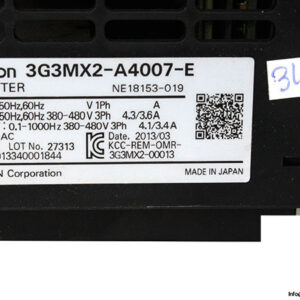 omron-3G3MX2-A4007-E-frequency-inverter-(used)-3